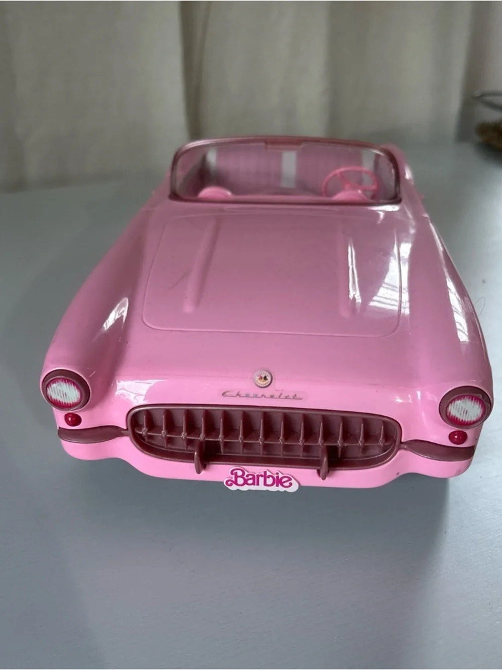 Mattel Hot Wheels Barbie the Movie RC Corvette Car - Pink (HPW40) Missing RC